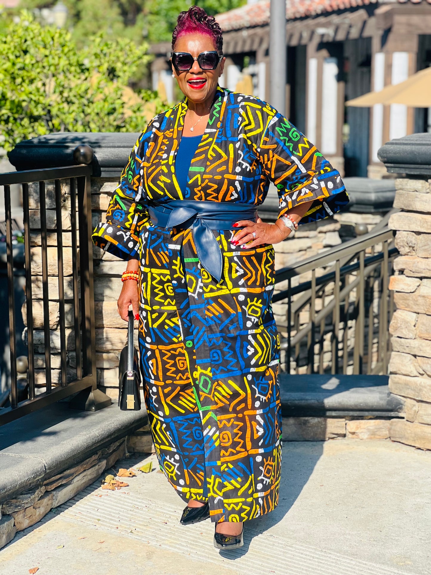 Bristol Colorful African Print Kimono | Statement Endless Possibilities