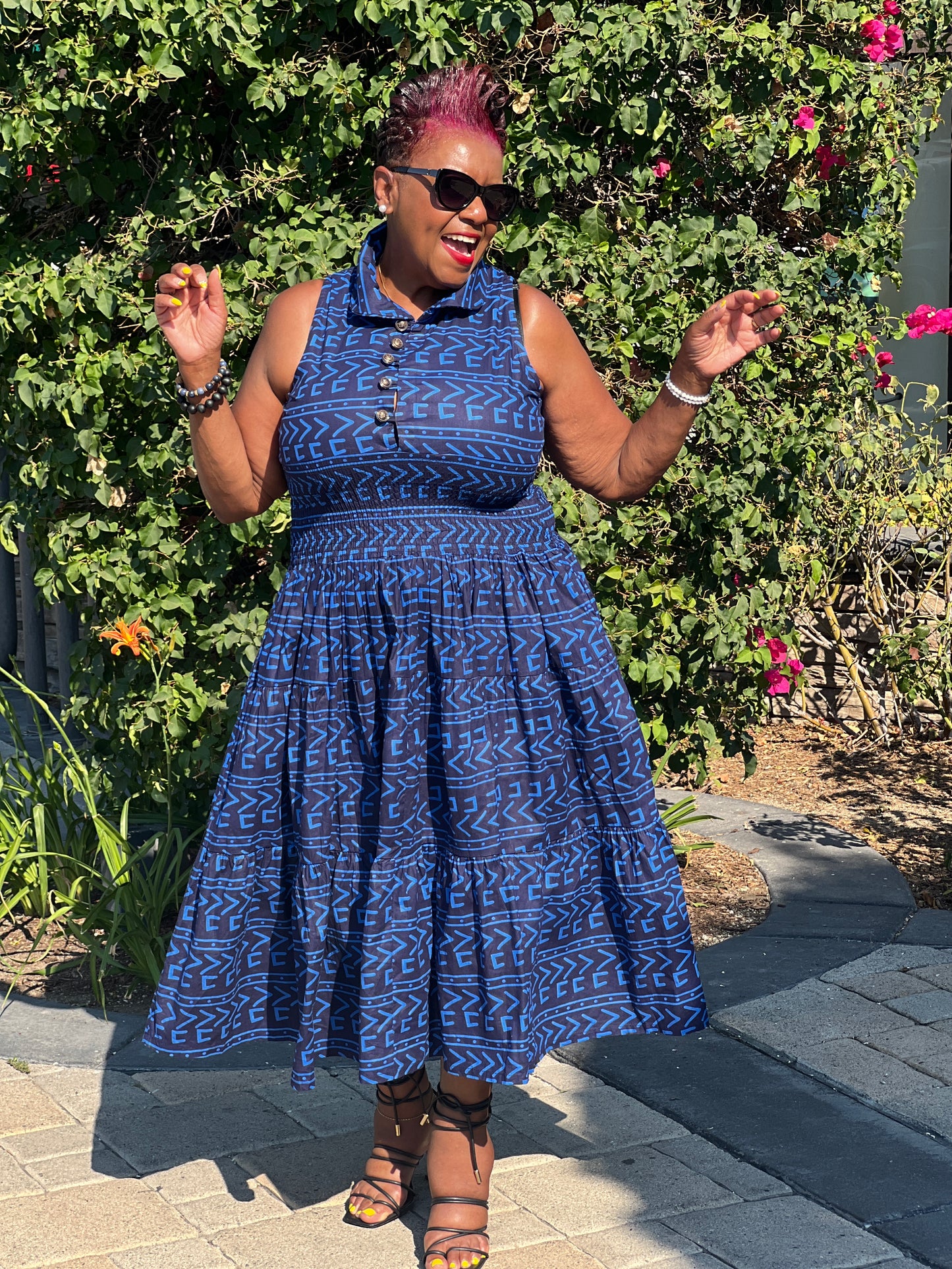 Echo African Print Dress