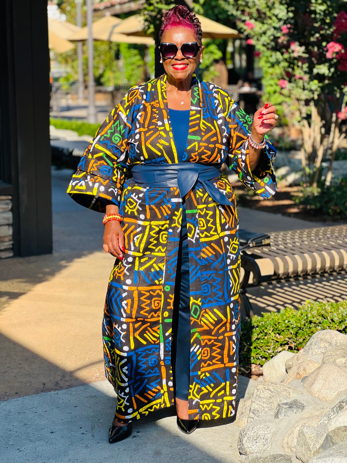 Bristol Colorful African Print Kimono | Statement Endless Possibilities