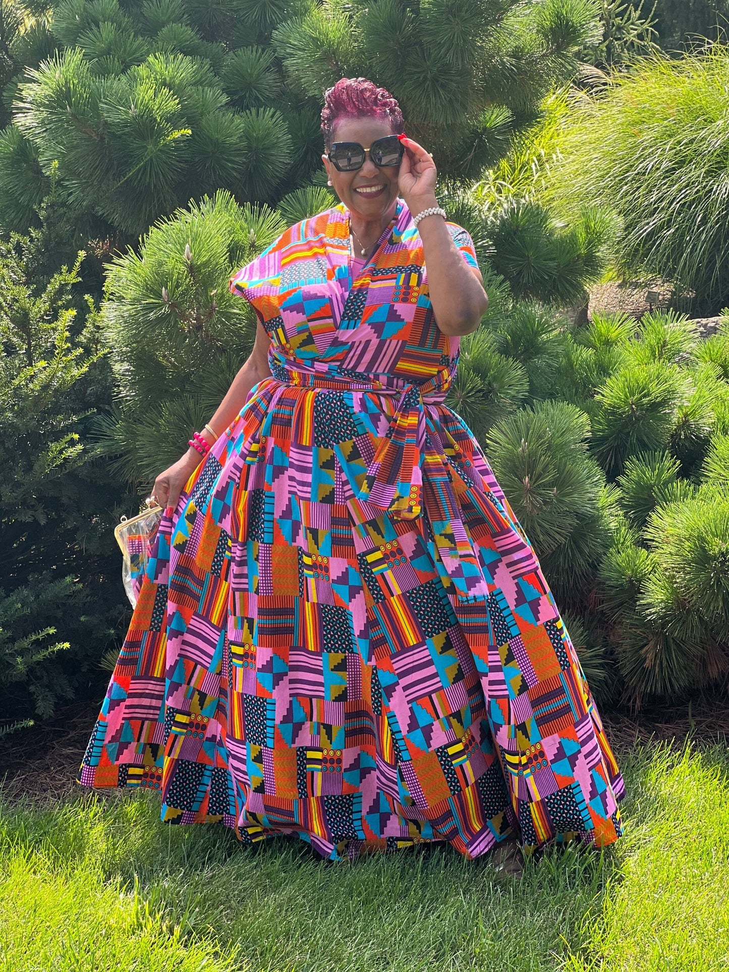 Kenya Infinity African Print Dress