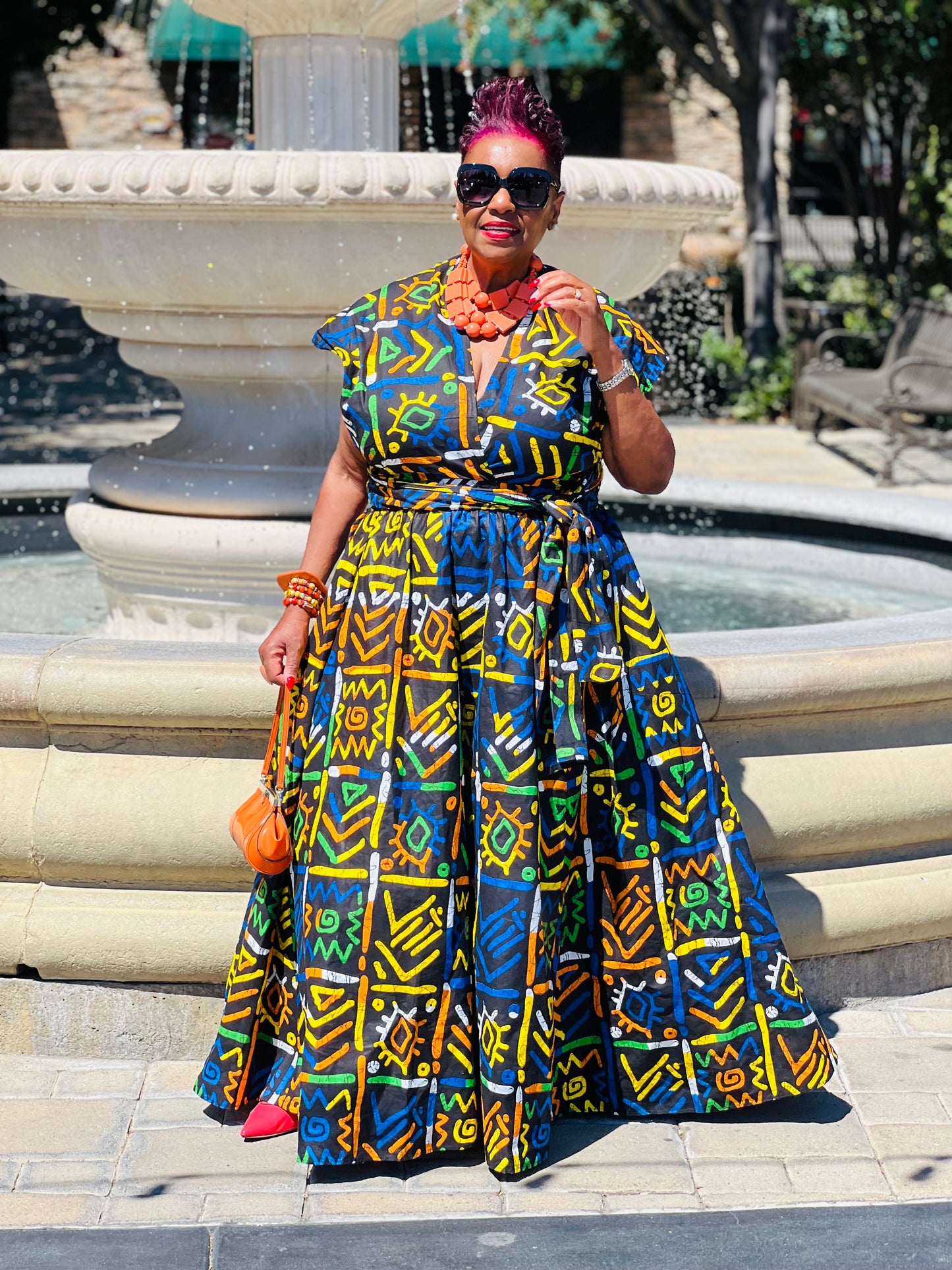 Mahogany Infinity Dress | African Print Versatile Wrap Style