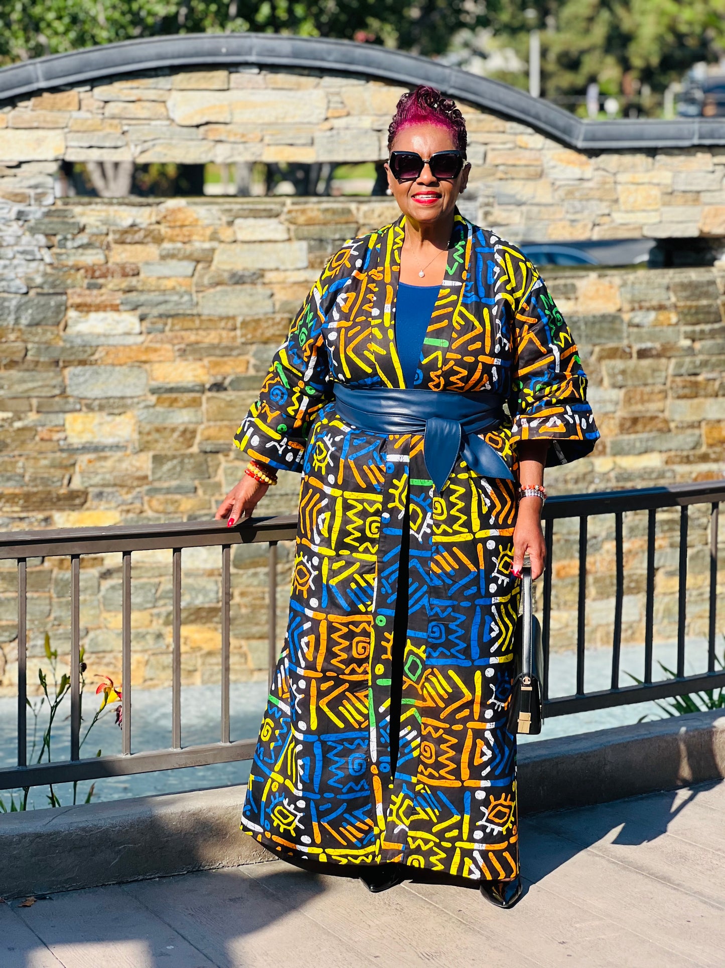 Bristol Colorful African Print Kimono | Statement Endless Possibilities