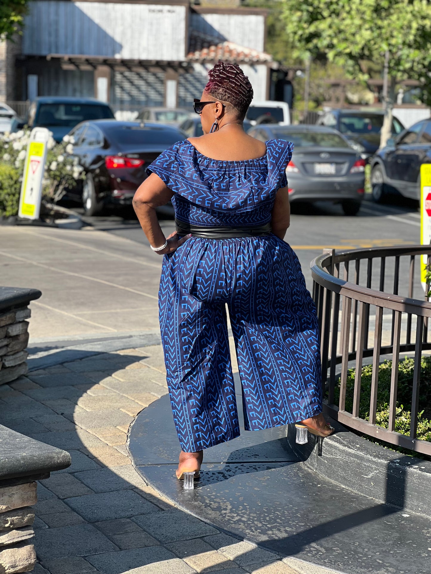 Sophie African Print Jumpsuit - Shirley Girl Boutique