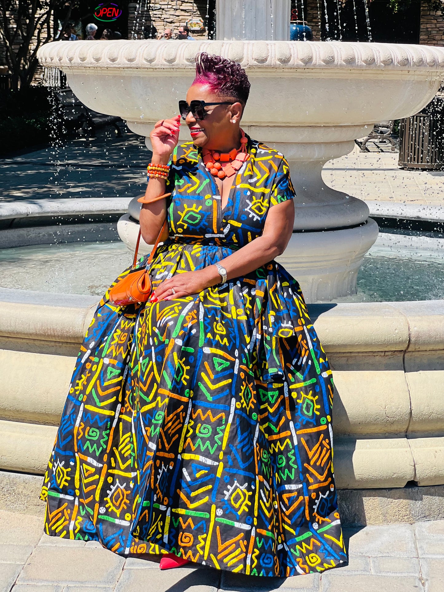 Mahogany Infinity Dress | African Print Versatile Wrap Style