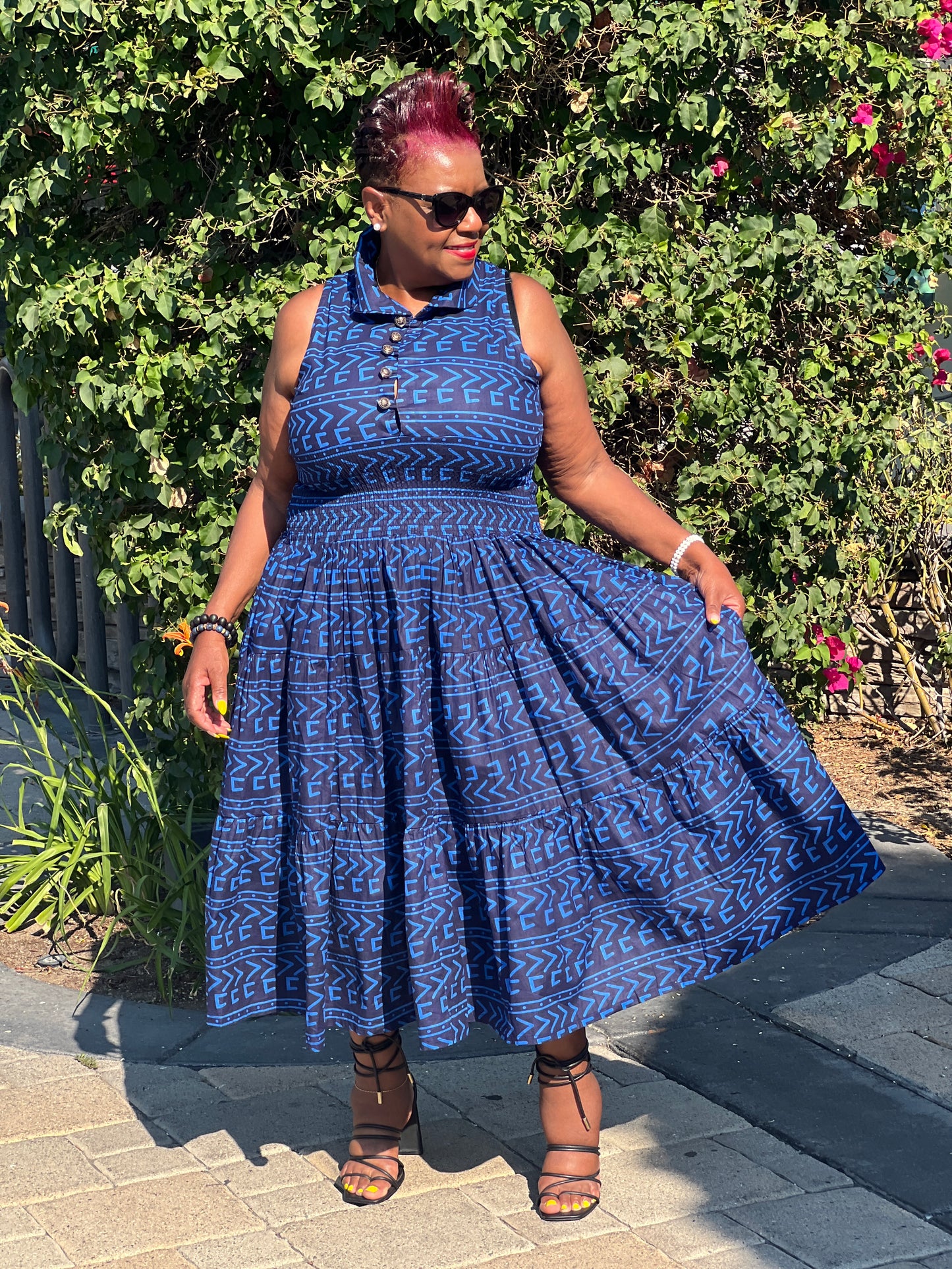 Echo African Print Dress