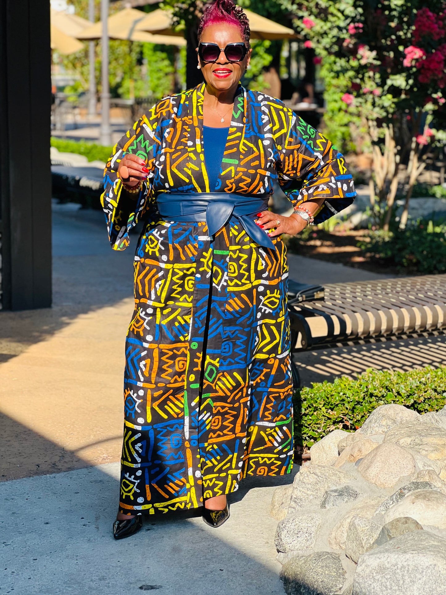 Bristol Colorful African Print Kimono | Statement Endless Possibilities