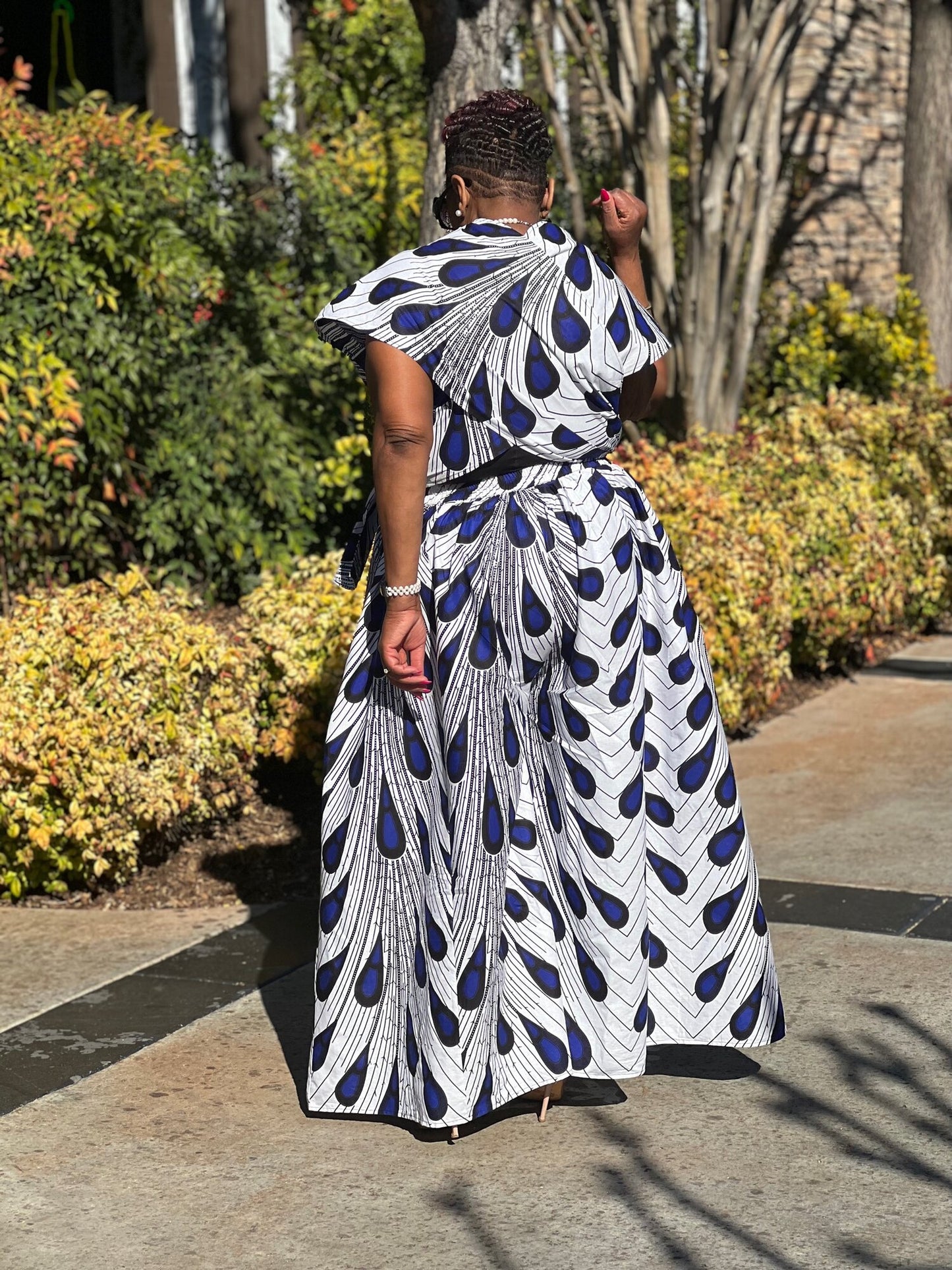 Bailey Infinity African Print Jumpsuit - Shirley Girl Boutique