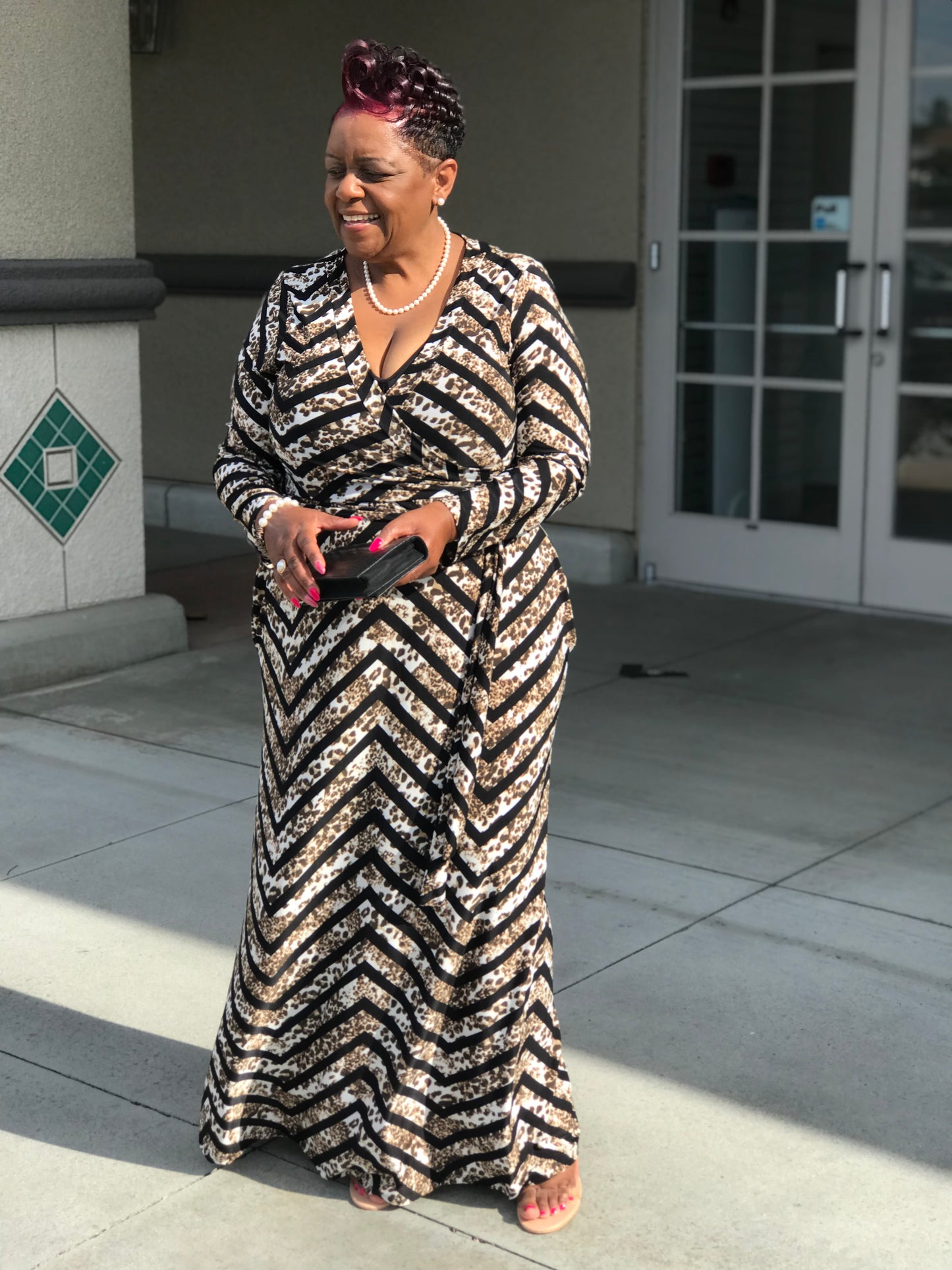 Noelle Animal Print Maxi - Shirley Girl Boutique