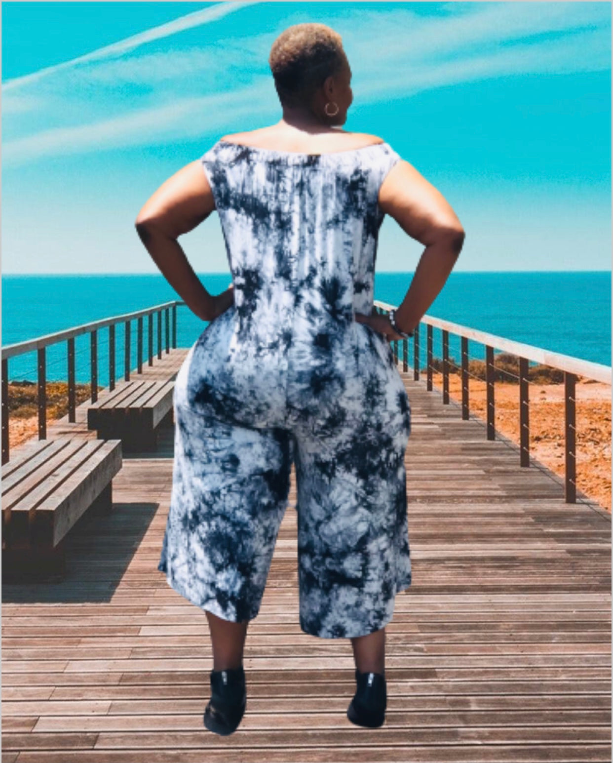 Tatum Tie Dye Jumpsuit - Shirley Girl Boutique