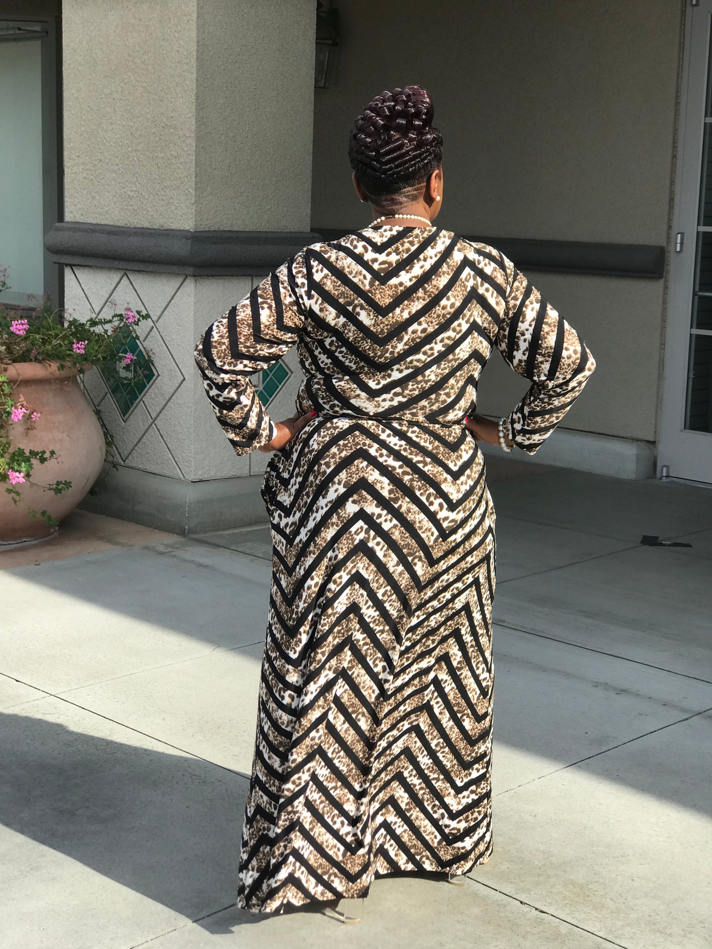 Noelle Animal Print Maxi - Shirley Girl Boutique