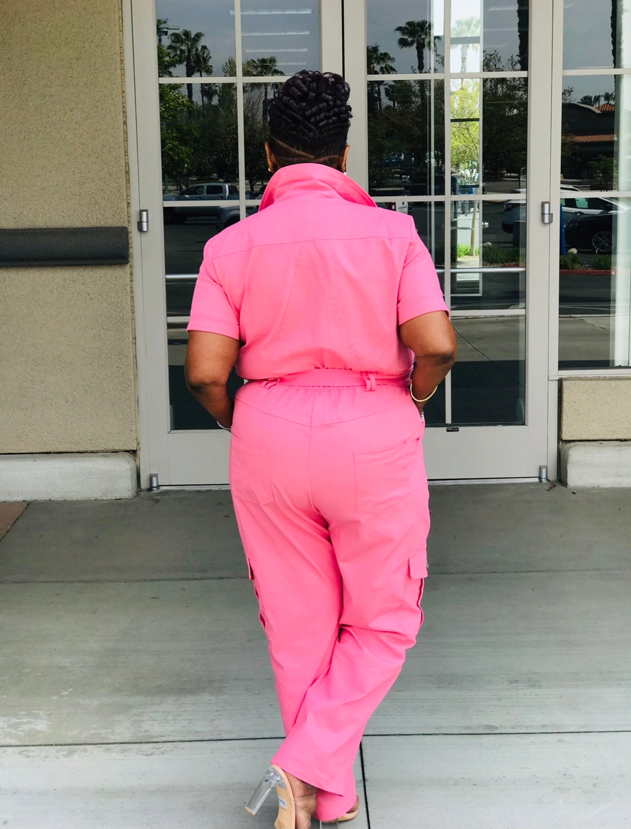Delilah Cargo Jumpsuit - Shirley Girl Boutique