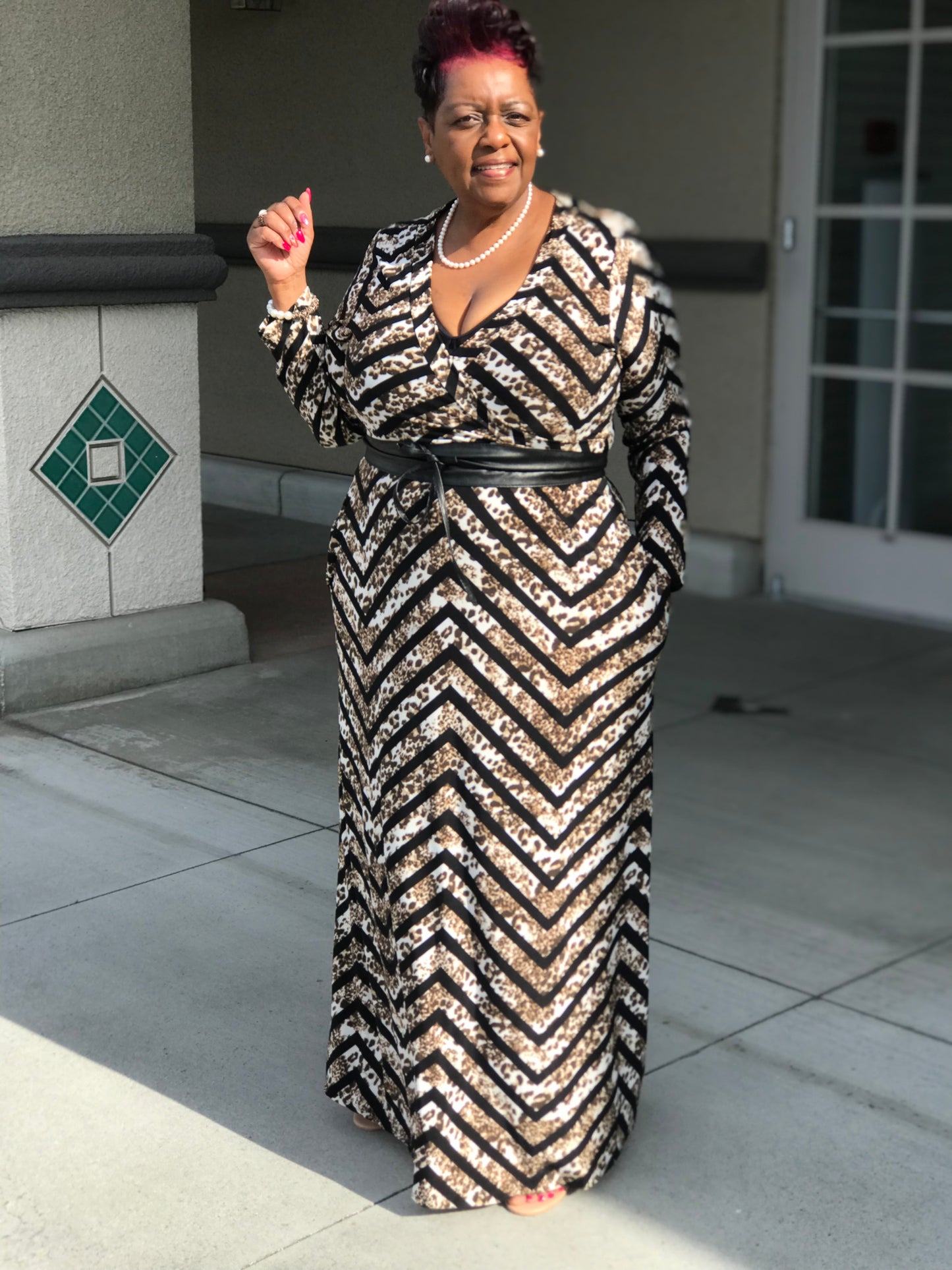 Noelle Animal Print Maxi - Shirley Girl Boutique
