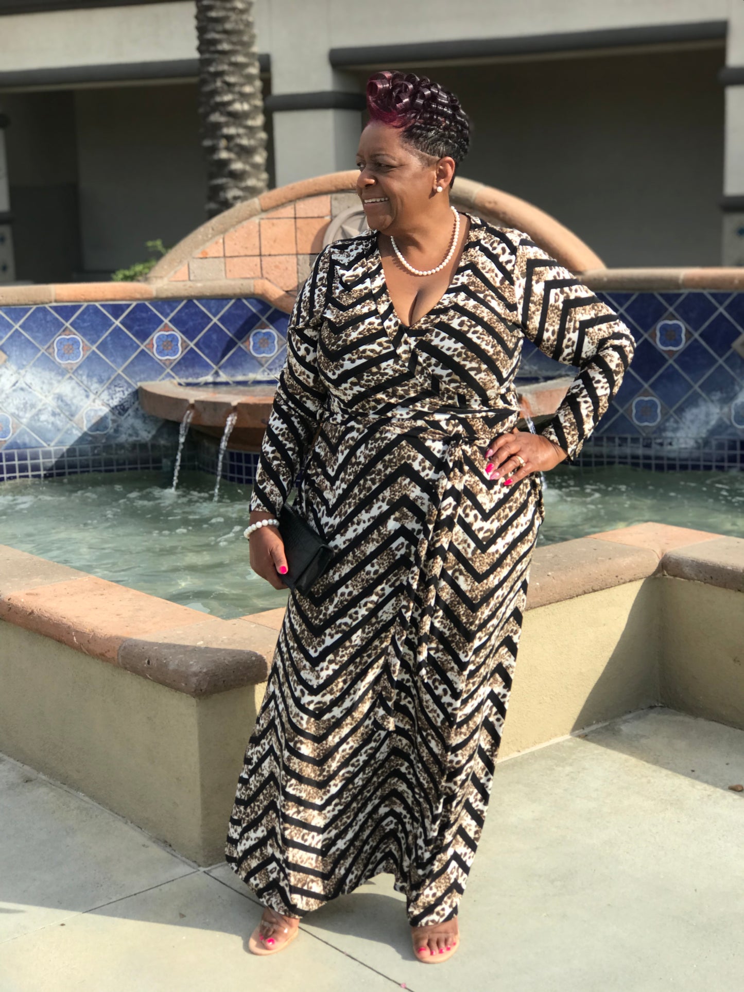 Noelle Animal Print Maxi - Shirley Girl Boutique