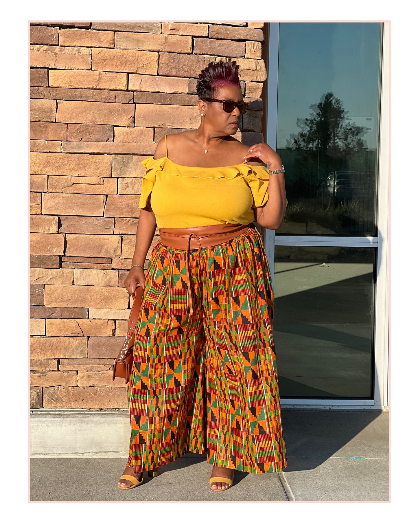 Kente Palazzo Pants - Shirley Girl Boutique
