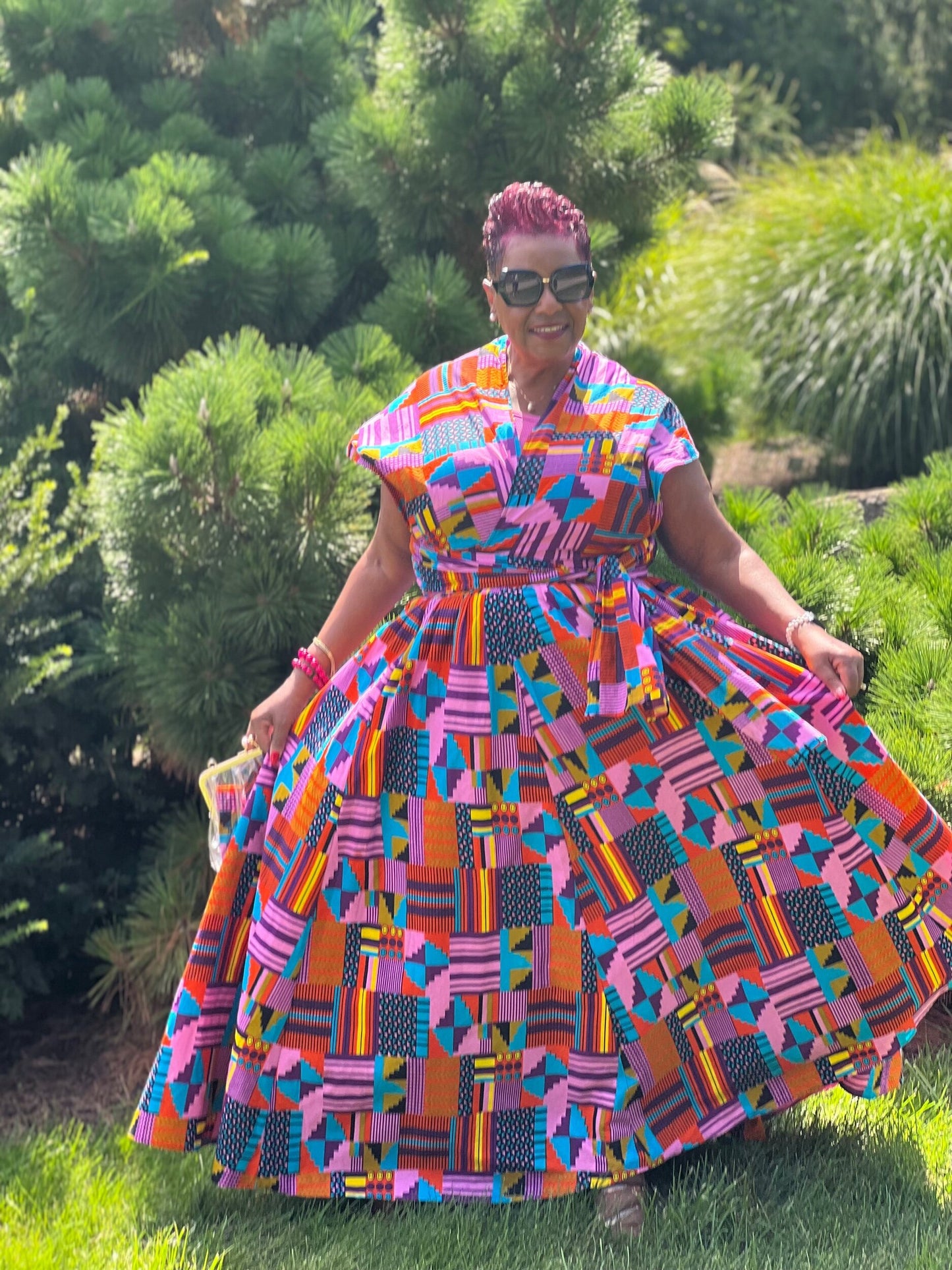 Kenya Infinity African Print Dress