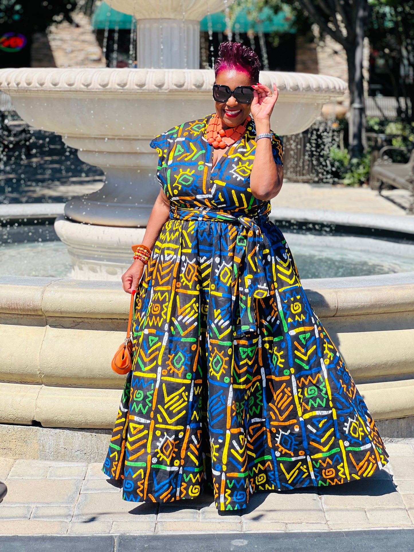 Mahogany Infinity Dress | African Print Versatile Wrap Style