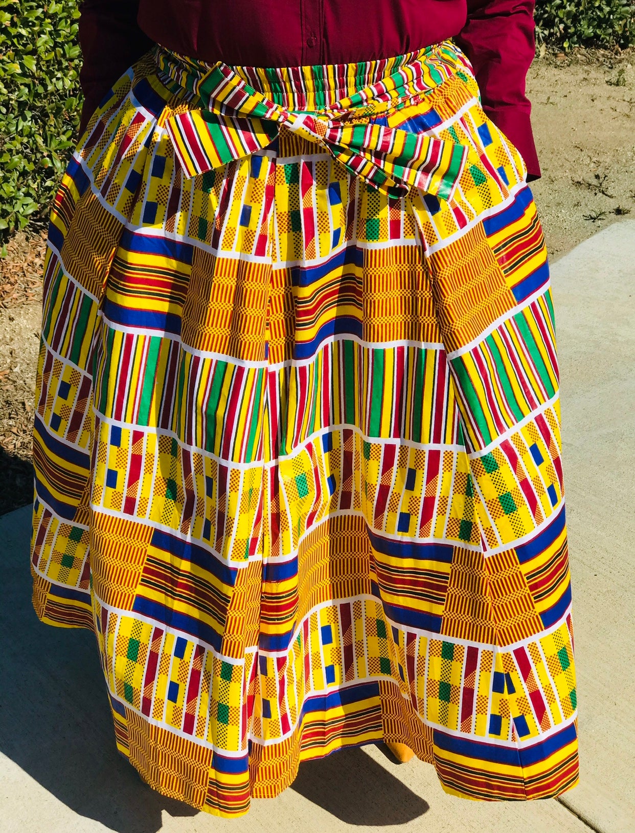 Morgan African Print Maxi Skirt - Shirley Girl Boutique