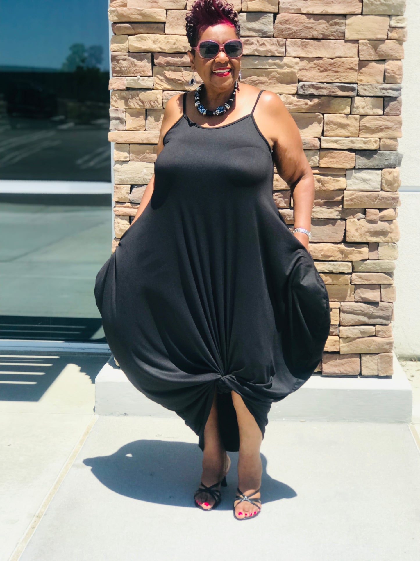 Drew Plus Size Spagetti Strap Maxi - Shirley Girl Boutique