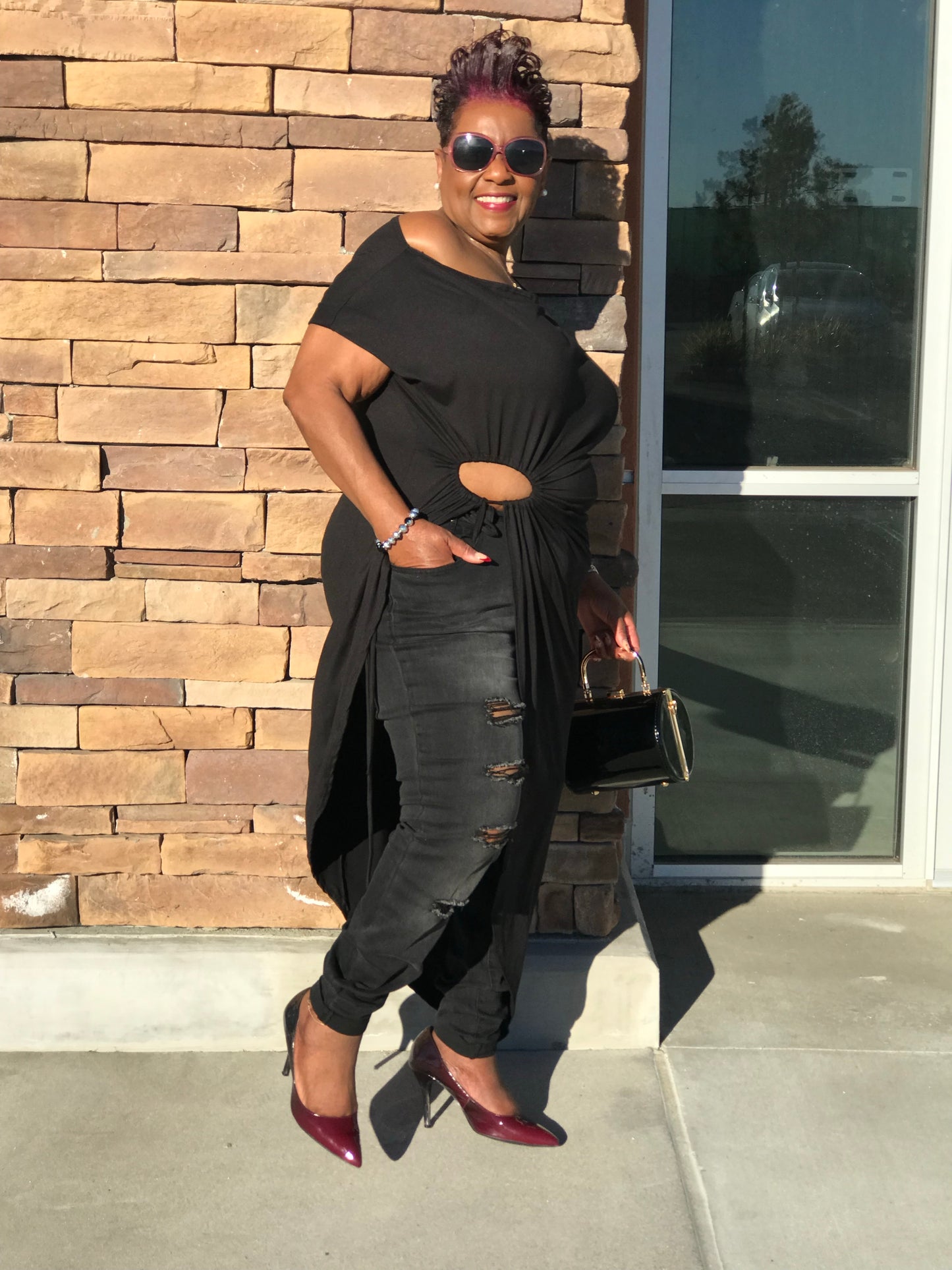 Midnight Off-The-Shoulder- Maxi - Shirley Girl Boutique