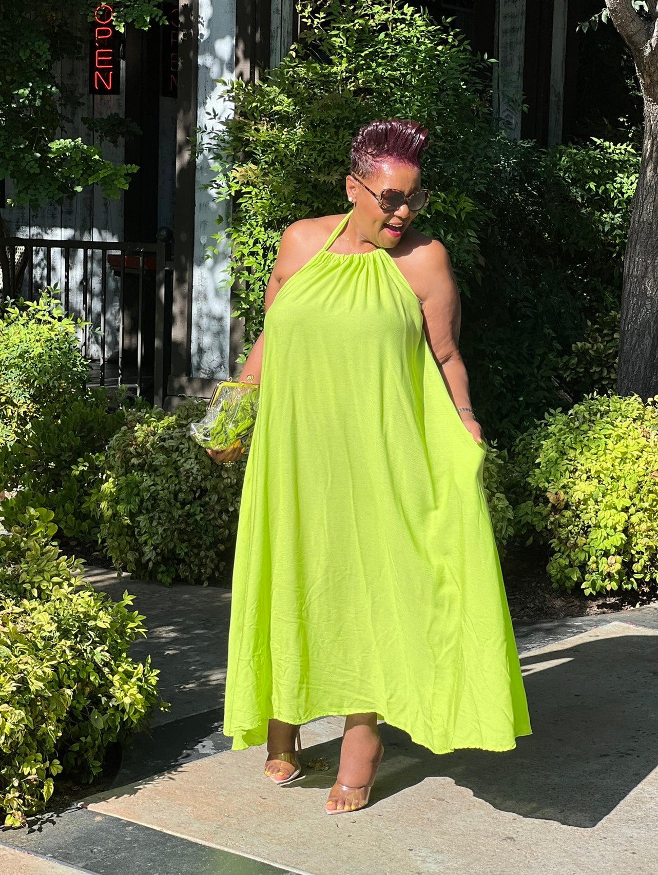 Citrus  Plus And Over Size Maxi - Shirley Girl Boutique